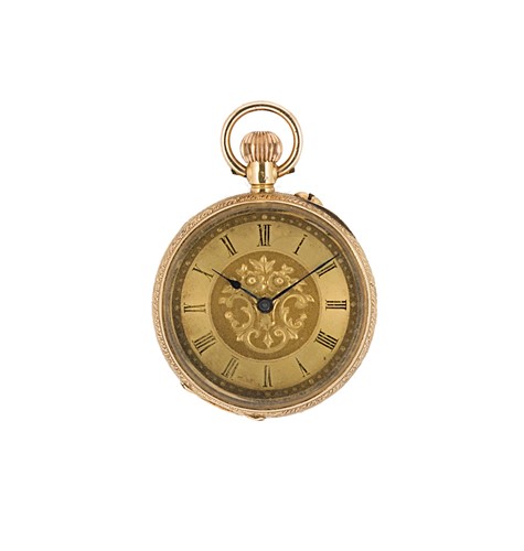 Lot 155 - Dimier Frères, Fleurier - A Swiss 18ct gold open faced pocket watch