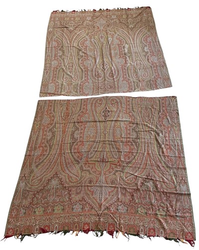Lot 223 - A large Victorian paisley tablecloth now in...