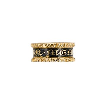 Lot 14 - A Georgian mourning ring
