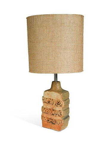 Lot 159 - Bernard Rooke, a studio pottery table lamp base