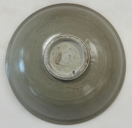 Lot 2 - Two Chinese Longquan celadon bowls, Ming Dynasty