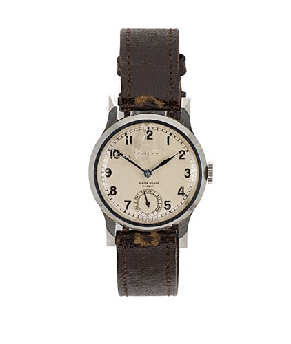Lot 184 - Rolex - An early steel wristwatch