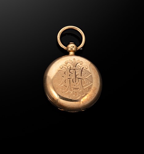 Lot 240 - A Victorian 15ct gold sovereign holder