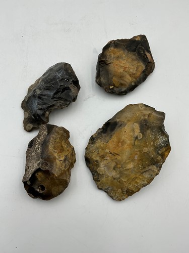 Lot 220 - A collection of Palaeolithic axe heads and scrapers...