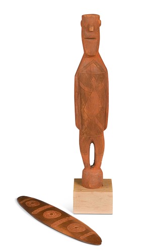 Lot 490 - An Australian Aboriginal figure, 20th century