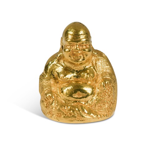 Lot 41 - A Chinese gold Budai, 20th century