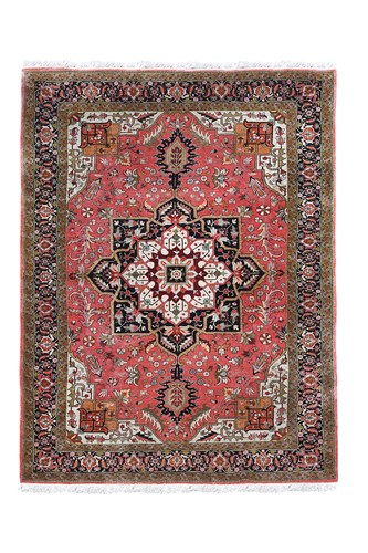 Lot 501 - A Heriz silk carpet, modern