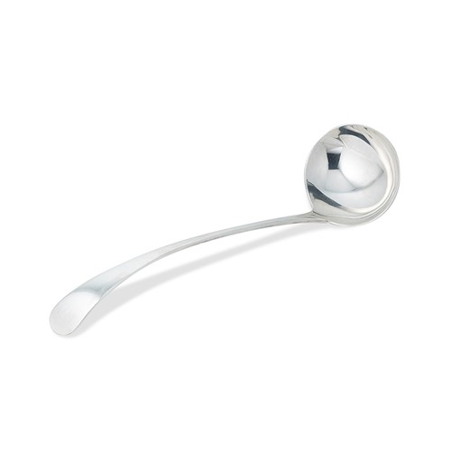 Lot 340 - An Edward VII silver soup ladle