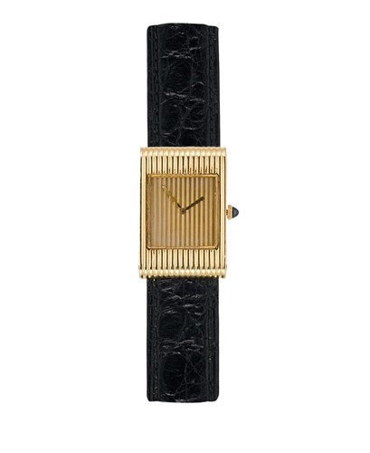 Lot 158 - Boucheron - An 18ct gold wristwatch