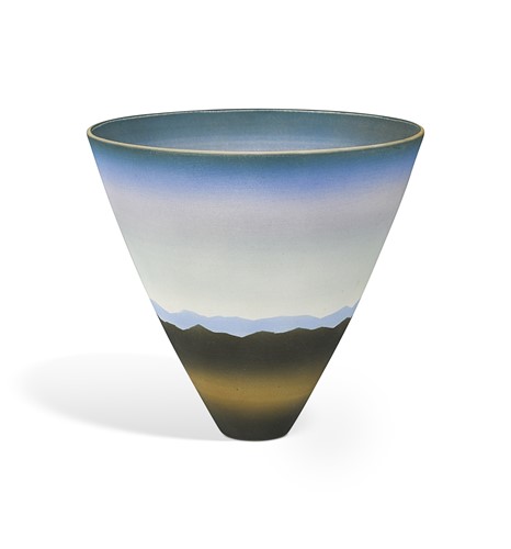 Lot 123 - Peter Lane (1932-), Skies bowl