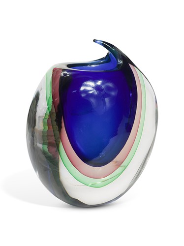 Lot 38 - Silvano Signoretto, a sommerso Art Glass vase