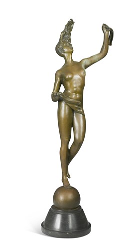 Lot 434 - After Danese Cattaneo (1512-1572), Fortuna, early 20th century