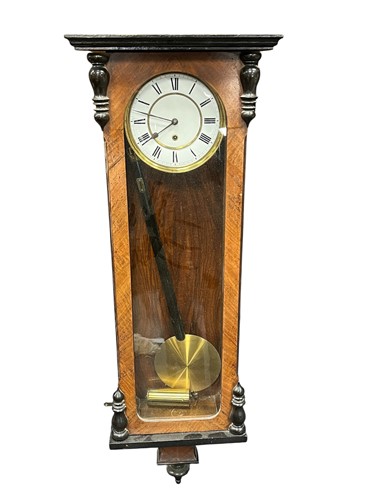 Lot 261 - A Vienna wall clock, late 19th century