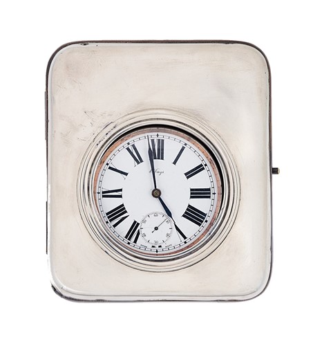 Lot 145 - Schild Frères & Company, Grenchen - A 'Goliath' open faced pocket watch and standing case