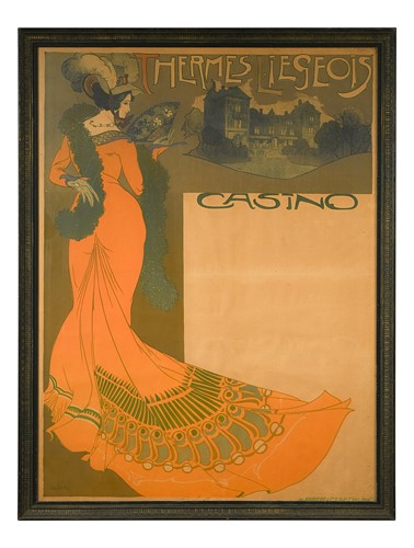 Lot 99 - Georges De Feure (1868-1943), Thermes Liegois - Casino