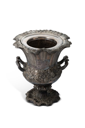 Lot 251 - A 19th century Old Sheffield Plate wine cooler