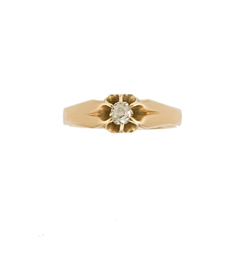 Lot 90 - A single stone diamond ring