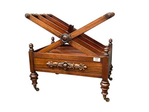 Lot 649 - An early Victorian mahogany three division...