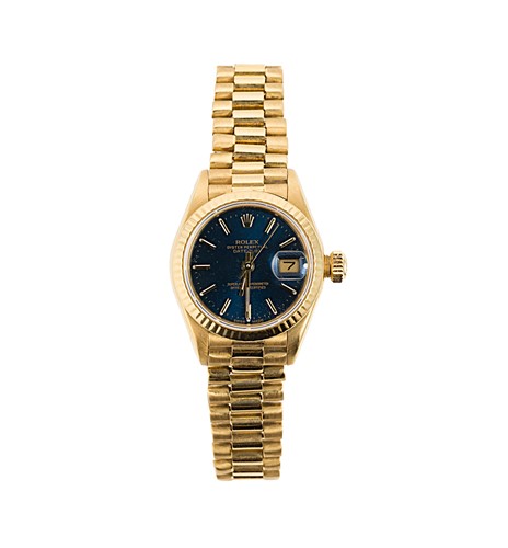 Lot 187 - Rolex - An 18ct yellow gold Datejust wristwatch