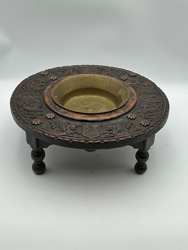 Lot 185 - A Spanish Renaissance style carved oak brazier,...