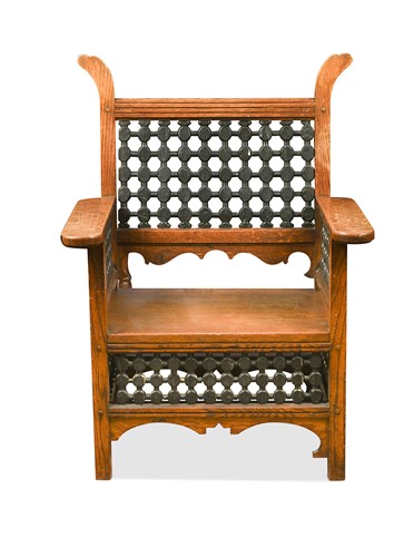 Lot 200 - Attributed to Liberty & Co, an Anglo-Moorish armchair