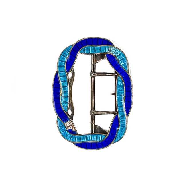 Lot 4 - Child & Child - An early 20th century enamelled buckle