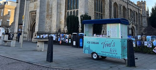 Lot 17 - Toni's Ice Cream Cart or Van at your event for an hour!