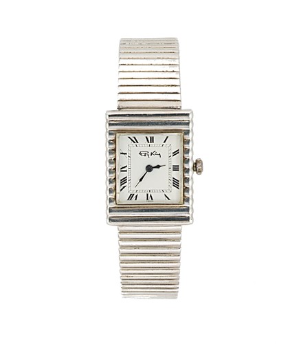 Lot 183 - Roy King - A silver wristwatch