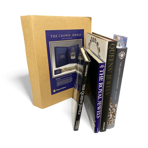 Lot 249A - A collection of books on the Crown Jewels, to...