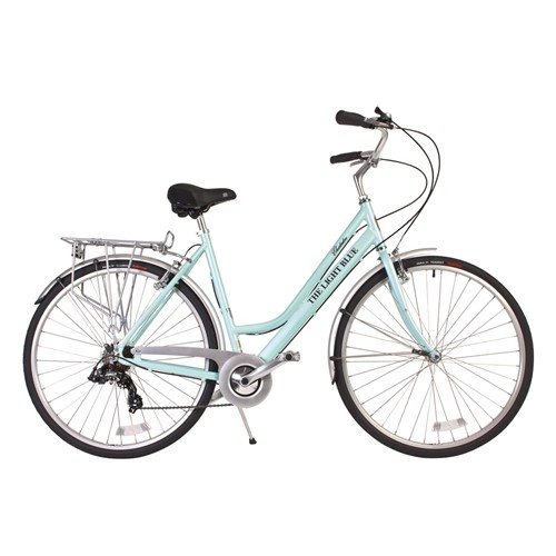 Lot 12 - The Light Blue Chesterton 7spd Step-Thru Ladies Bicycle