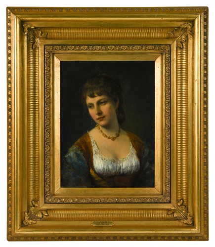 Lot 150 - Eugen von Blaas (Italian, 1843-1931)
