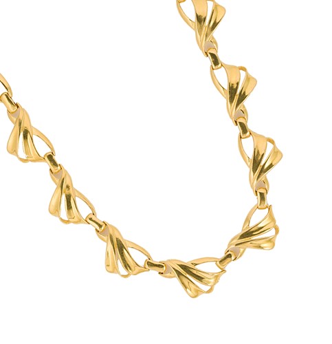 Lot 96 - A fancy collarette style necklace