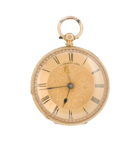 Lot 157 - A Victorian open faced pocket watch