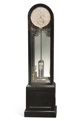 Lot 691 - A Victorian ebonised longcase Regulator
