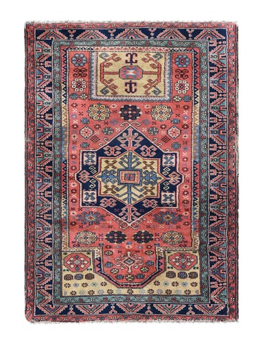 Lot 355 - A Kazak style rug, mid-20th century