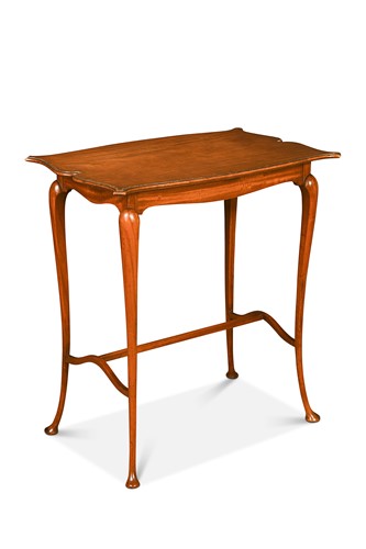 Lot 601 - A satinwood spider leg occasional table, late 19th century