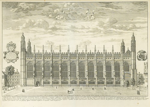 Lot 7 - David Loggan, four engravings of King's College Cambridge circa 1690