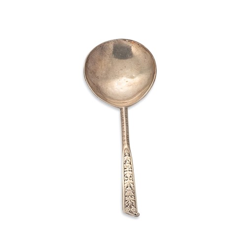 Lot 283 - A mid 16th century Norwegian silver birth spoon