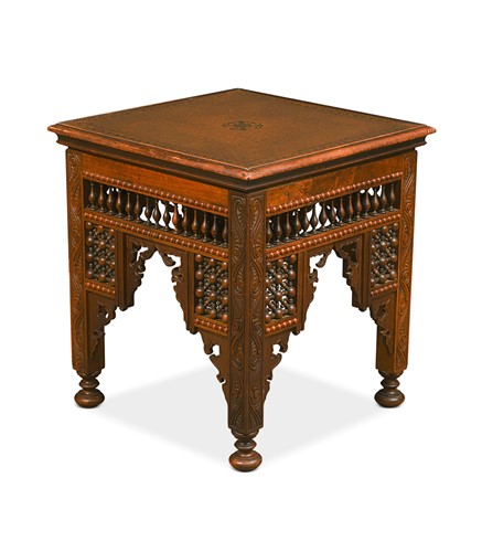 Lot 638 - A Liberty style side table, circa 1900