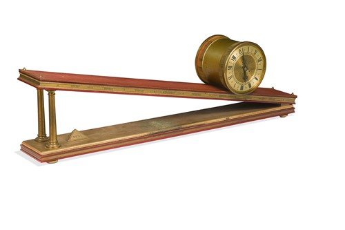 Lot 563 - A Dent inclined plane clock, circa 1973