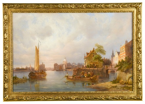 Lot 104 - Peter Christian Dommersen (Dutch, 1865-1913)