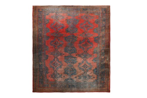 Lot 612 - A large-scale 'Turkey' carpet, circa 1940