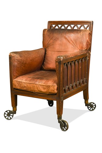 Lot 659 - A mahogany armchair, early 19th century