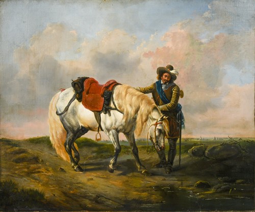 Lot 219 - Louis Verwee (Belgian, 1807-1877)
