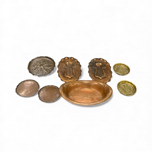 Lot 83 - A WMF copper bowl, together with a small...