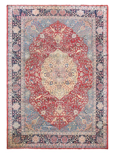Lot 416 - A Tabriz carpet, circa 1940