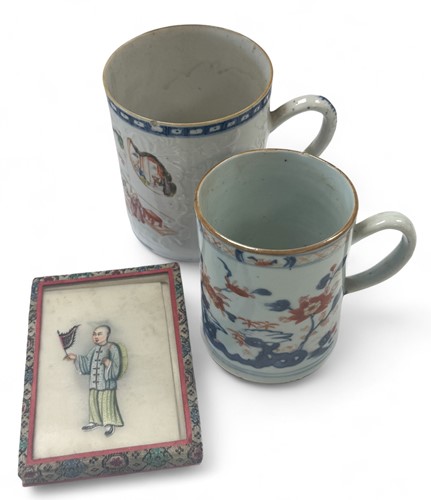 Lot 10 - A Chinese Imari half-pint mug, circa 1730