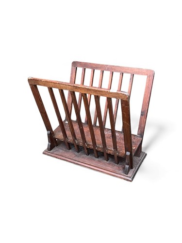 Lot 805 - A late 19th century small stained oak folio...