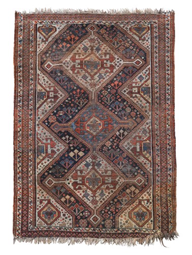 Lot 557 - A Qashqai tribal rug, early 20th century