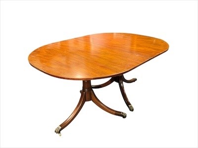 Lot 778 - A Reproduction Regency style mahogany twin...
